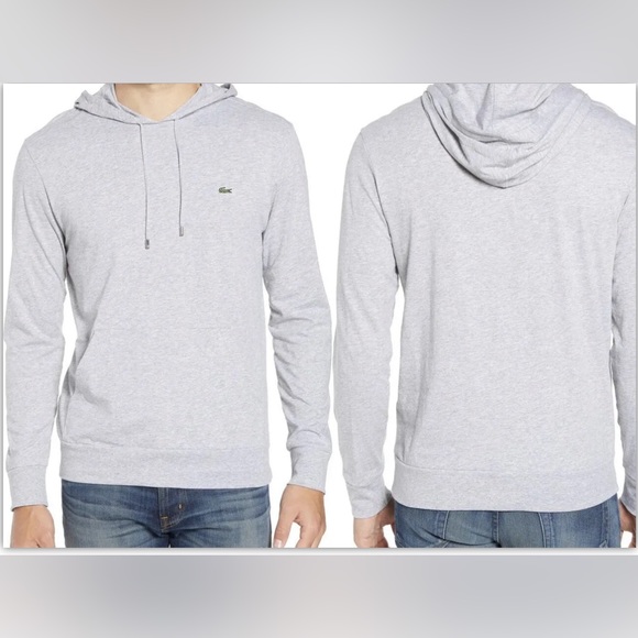 Lacoste Other - Mens Lacoste Long Sleeve Hooded T-shirt Regular Fit NWT